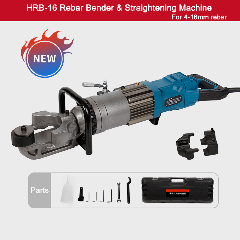 4-16mm Portatif Demir Bükme ve Doğrultma Makinası 1100W HRB-16