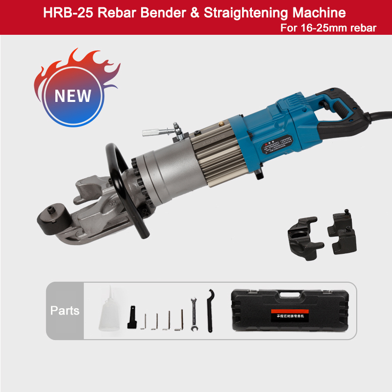 16-25mm Portatif Demir Bükme ve Doğrultma Makinası 1200W HRB-25
